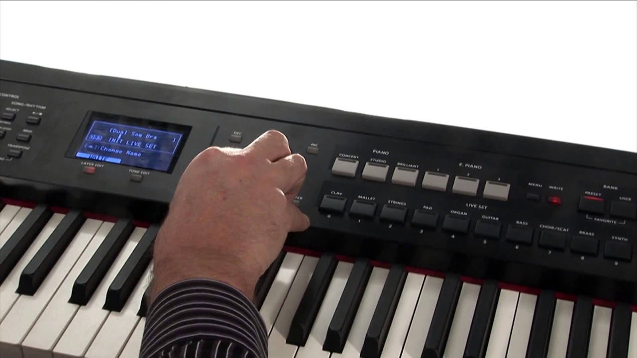 Roland RD 700NX Digital Piano Synthesizer Capabilities - YouTube