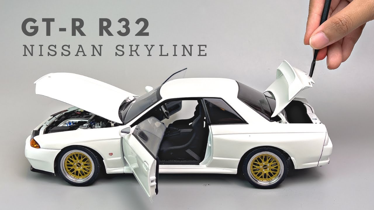 オートアートNISSAN SKYLINE GT-R (R32) 1:18 オートアート 日産