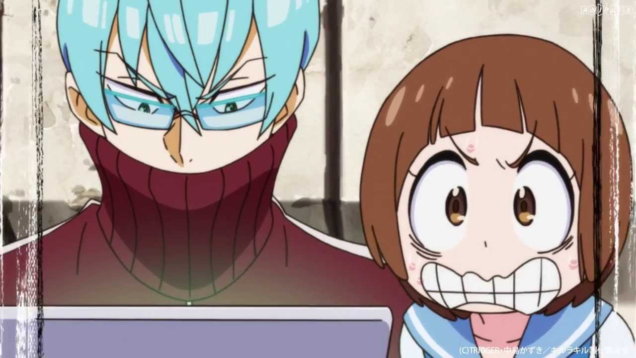 キルラキル 生動画(第12話纏流子vs針目縫 交戦シーン）額縁付き