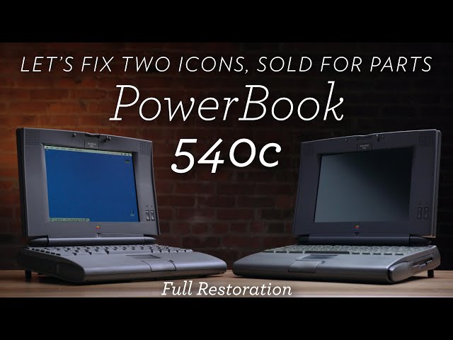 Iconic PowerBook 540c Complete Restoration - iiiDIY - YouTube