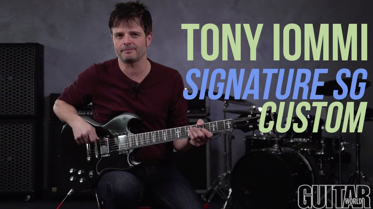Tony Iommi Signature SG Custom -Epiphone Limited Edition - YouTube