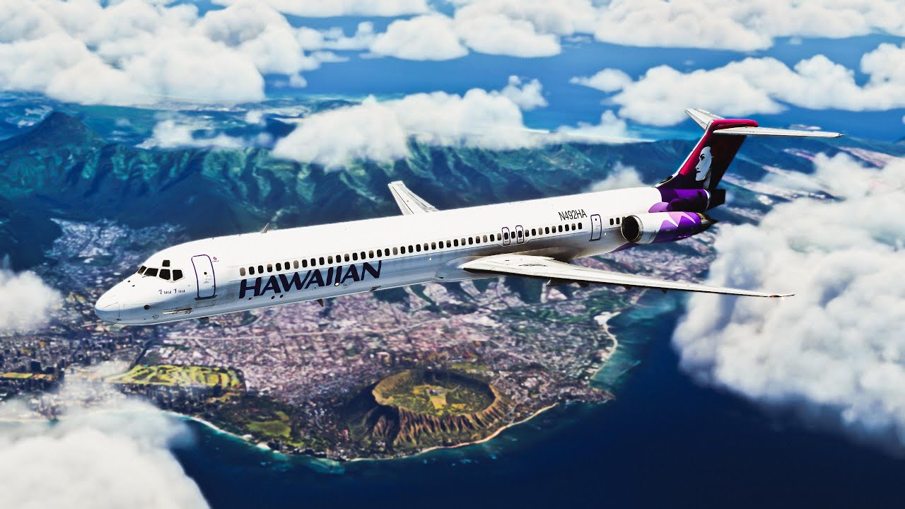 Microsoft Flight Simulator 2022 4K - MD-80 - Hawaiian Island Hops