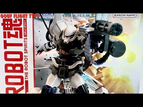Robot Spirits MS-07H-8 Gouf Flight Type (ver. ANIME) Review - YouTube