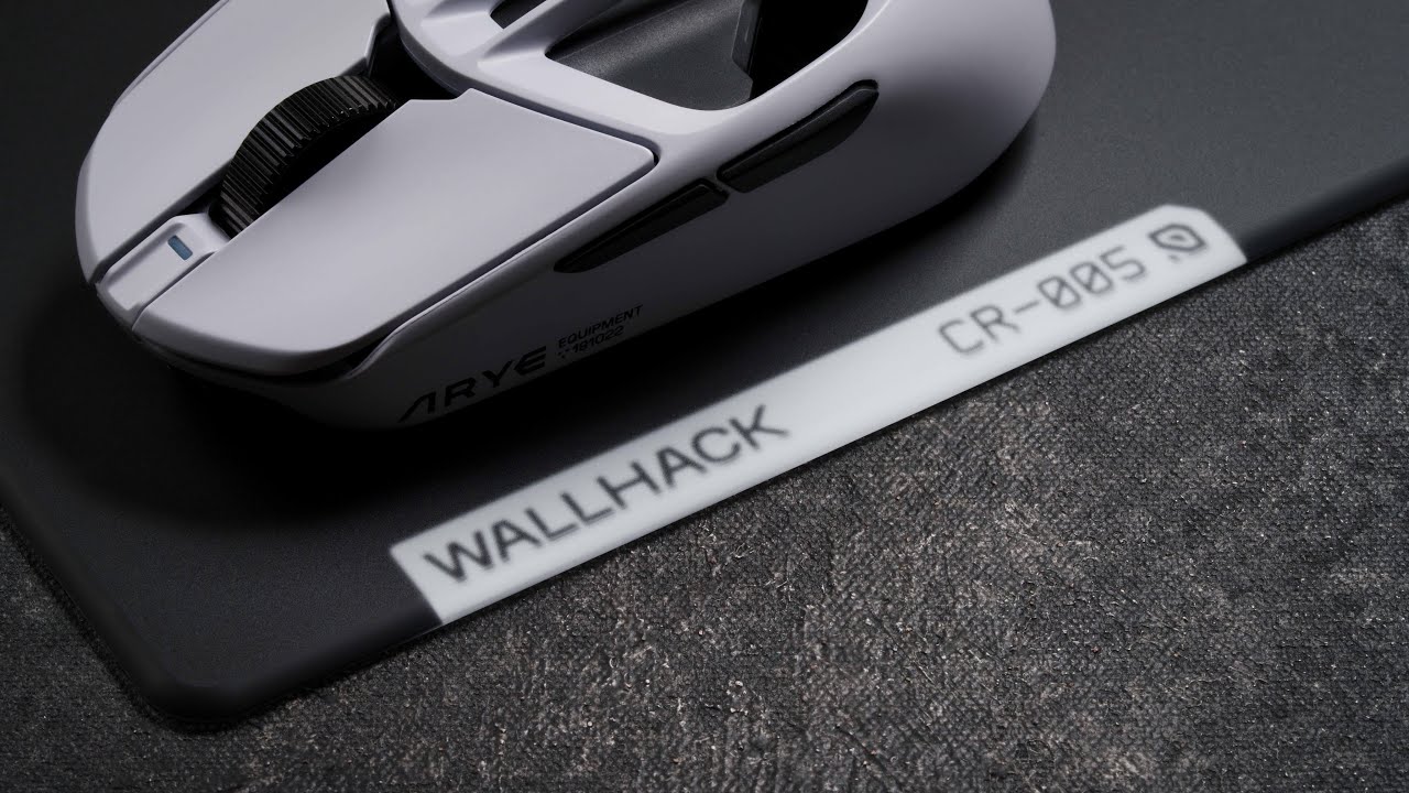 Wallhack CR-005 Glass Gaming Control Mousepad - YouTube