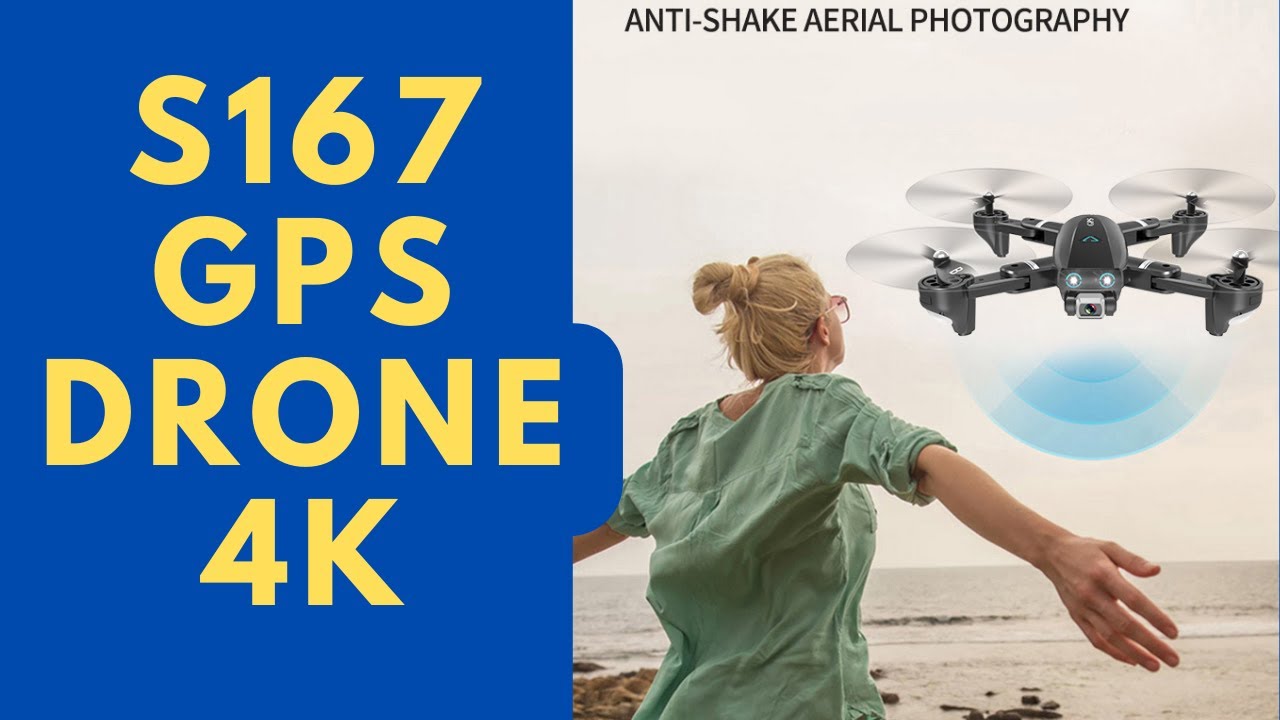 ドローンS167 S167 Drone - GPS 5G RC Quadcopter With 4K Camera WIFI