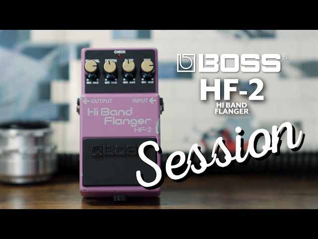 Boss HF-2 Vintage 80s Hi Band Flanger Unboxing and Demo - YouTube