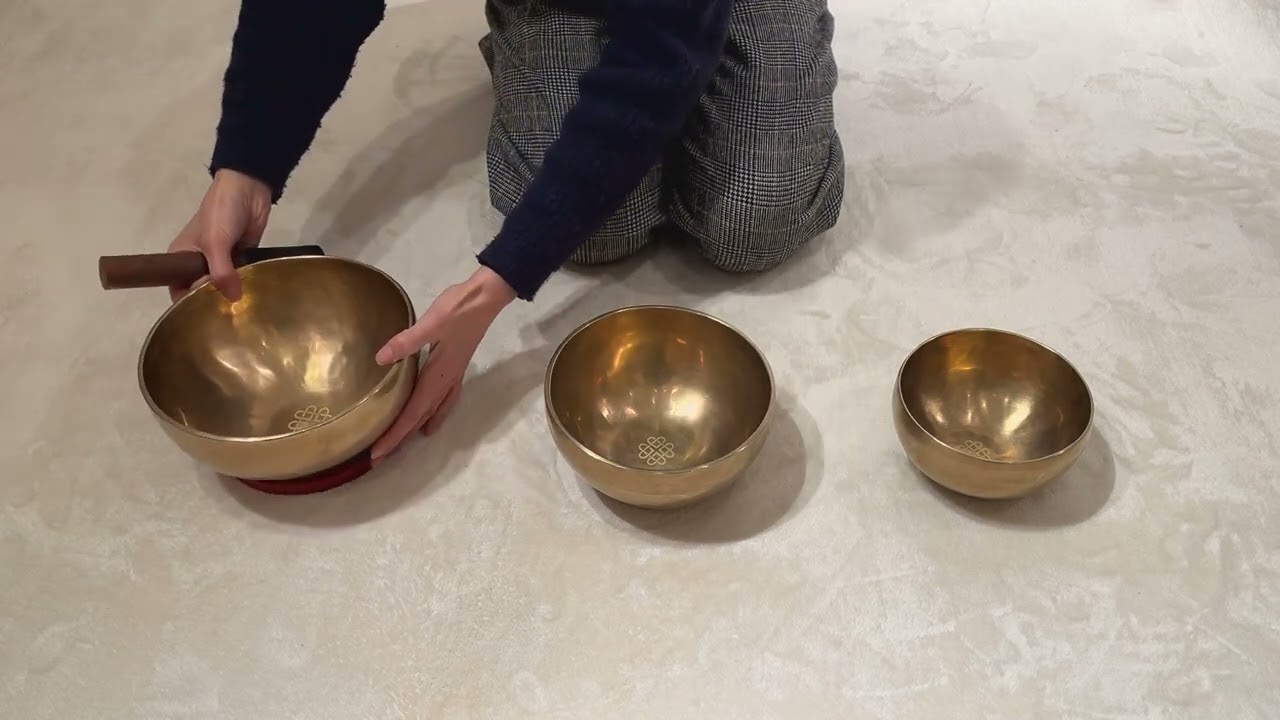 2025 no3 チベット シンギングボウル 陰陽模様 2025 no3 チベット