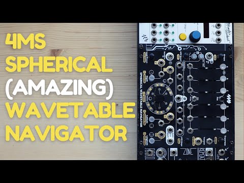 4ms Spherical Wavetable Navigator (SWN) and Deluge. Using the SWN