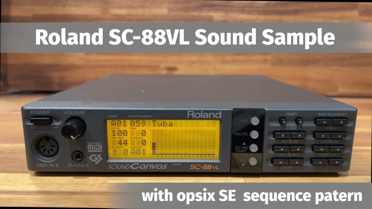 Roland SC-88VL sound sample demo u55190 - YouTube