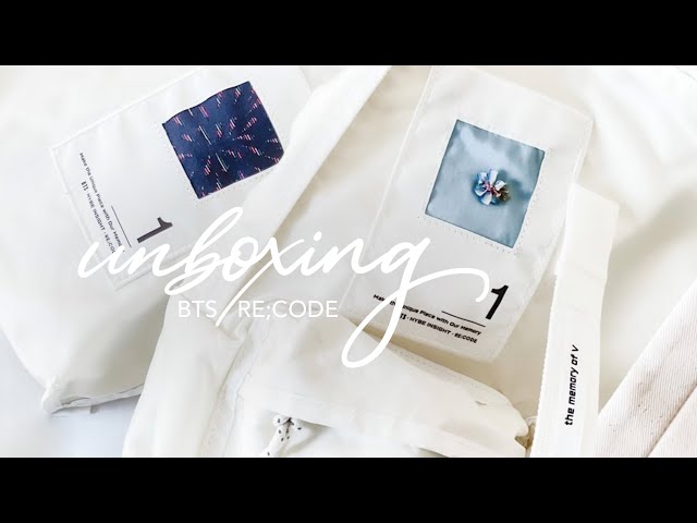 アイドル BTS RECODE UPCYCLED Mini bag JIMIN UNBOXING BTS RECODE