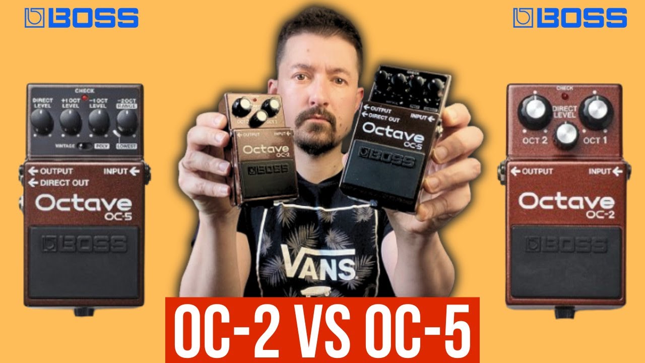 BOSS OC-2 vs OC-5 Ultimate Octave Pedal Comparison - YouTube