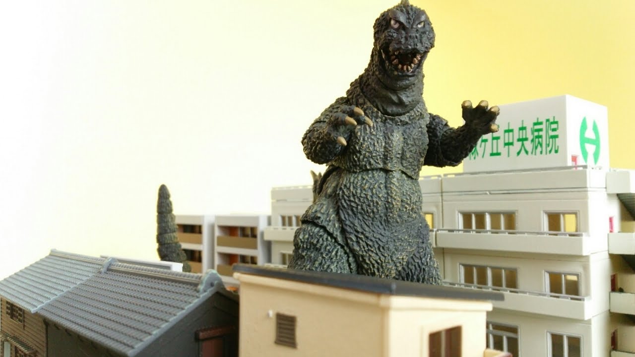 S.H.MonsterArts ゴジラ 1964 出現Ver. レビュー - YouTube