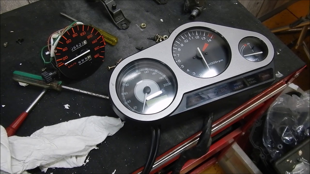 CBR400F化計画12 メーターの方針 - YouTube