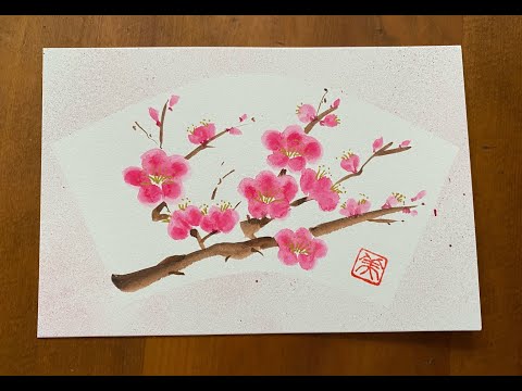 梅の花 油彩画 2020年 作 梅の花 油彩画 2020年 作 梅の花 油彩画 2020