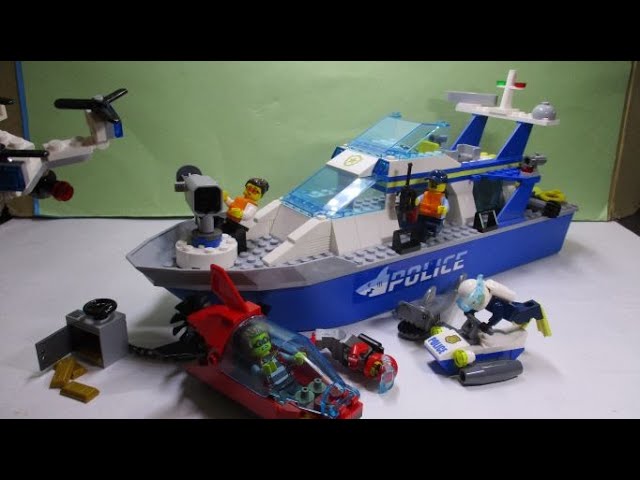 レゴシティ ポリスパトロールボート 60277 開封＆ビルド - YouTube