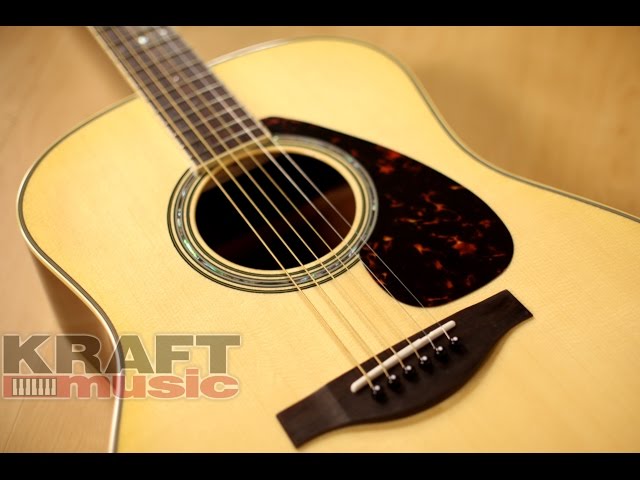 Yamaha LL6 ARE Handcrafted Acoustic Guitar Demo - YouTube