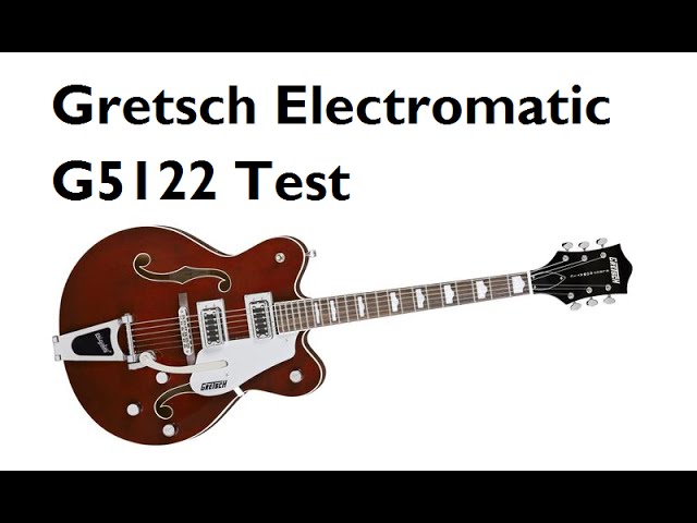 Gretsch Electromatic G5122 testing - YouTube