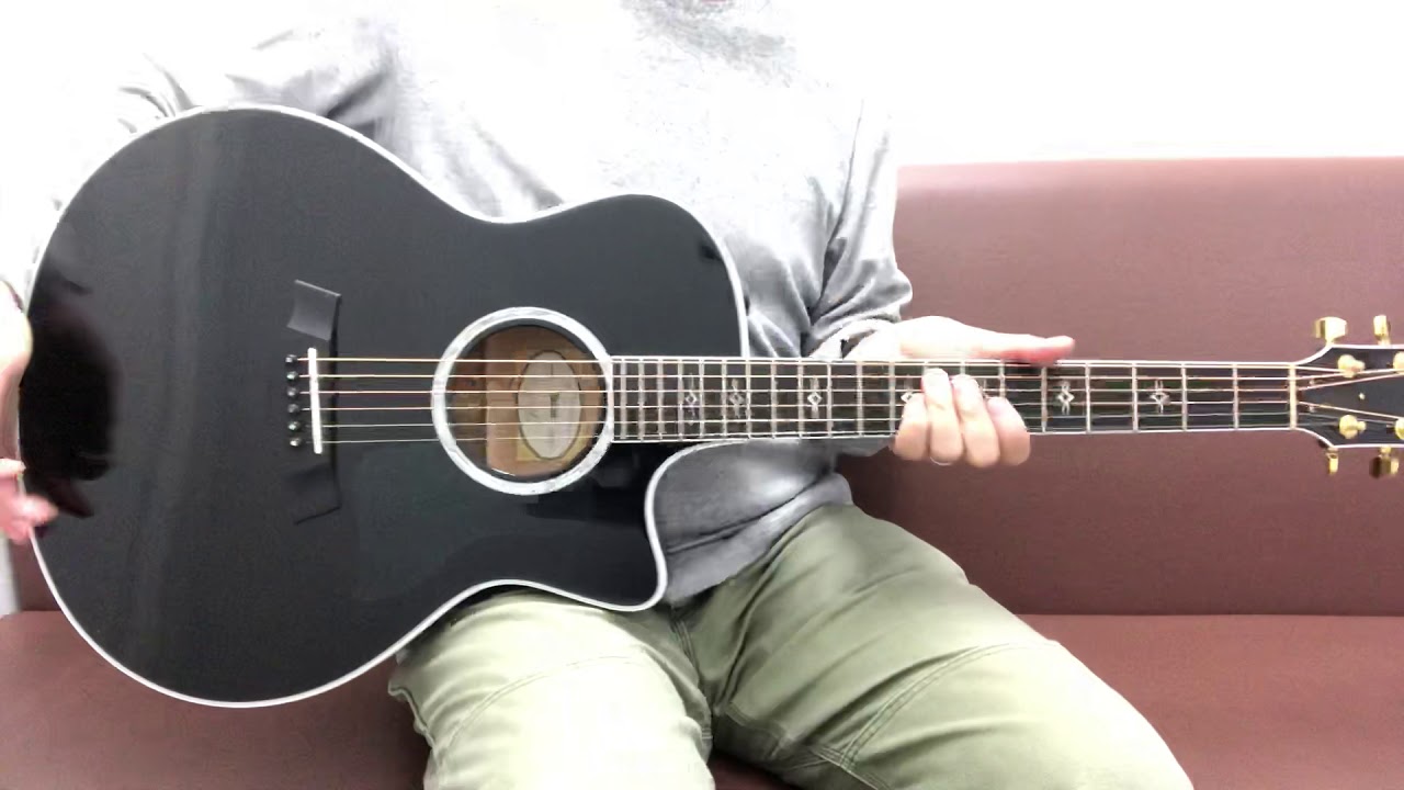 Taylor Custom 616ce BLK ES1 2018 [LAST GUITAR] - YouTube