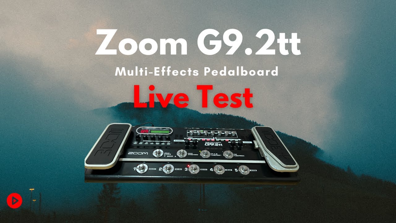 Zoom G9.2tt Multi-Effects Pedalboard | Live Test - YouTube