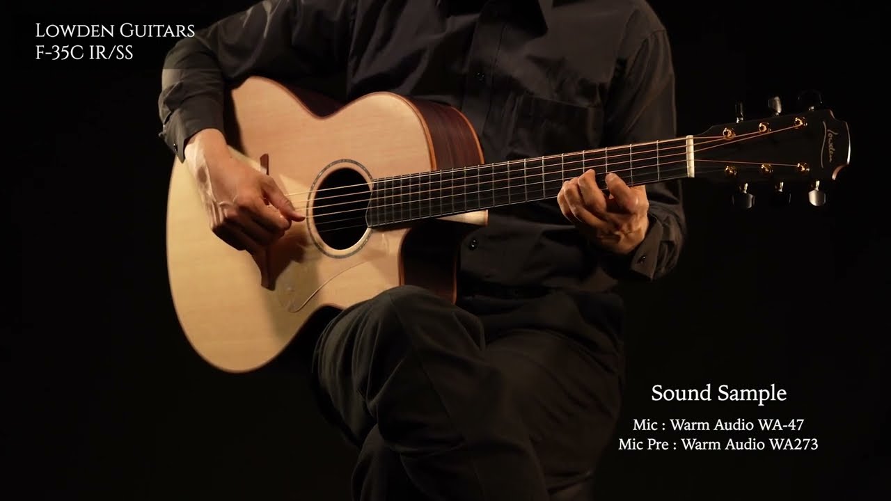 F-35C IR/SS アコースティックギター / Lowden Guitars - YouTube