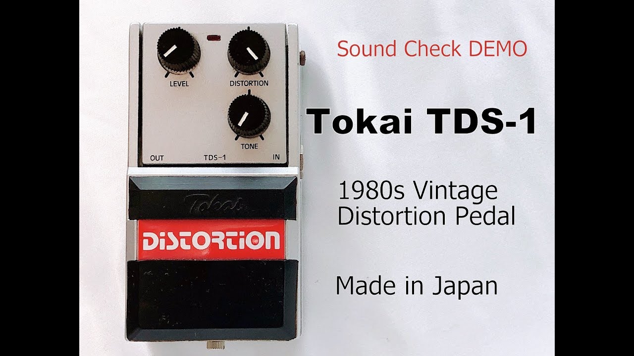 Tokai TDS-1 Analog Distortion W/Box 1980s Vintage Guitar Pedal
