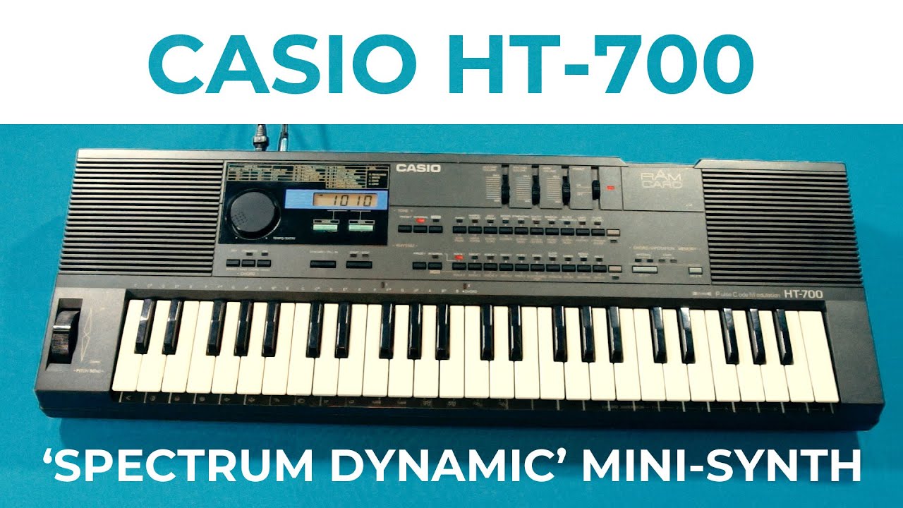 Casio HT-700 Spectrum Dynamic mini synth - YouTube