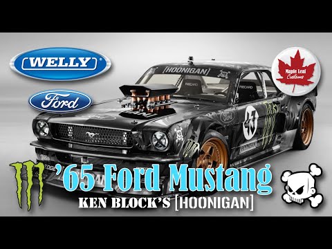 1/24 Welly '65 Ford Mustang (269-270) Ken Block's Hoonicorn RTR