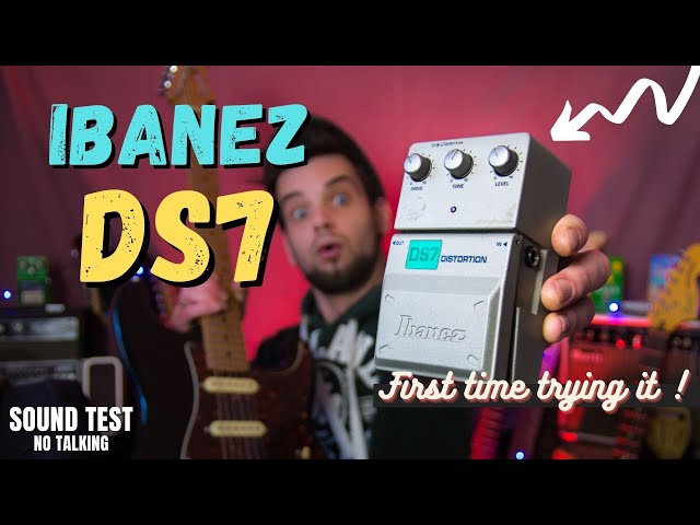 Ibanez DS7 Distortion (Tone-Lok) : DEMO with a STRAT ! | No
