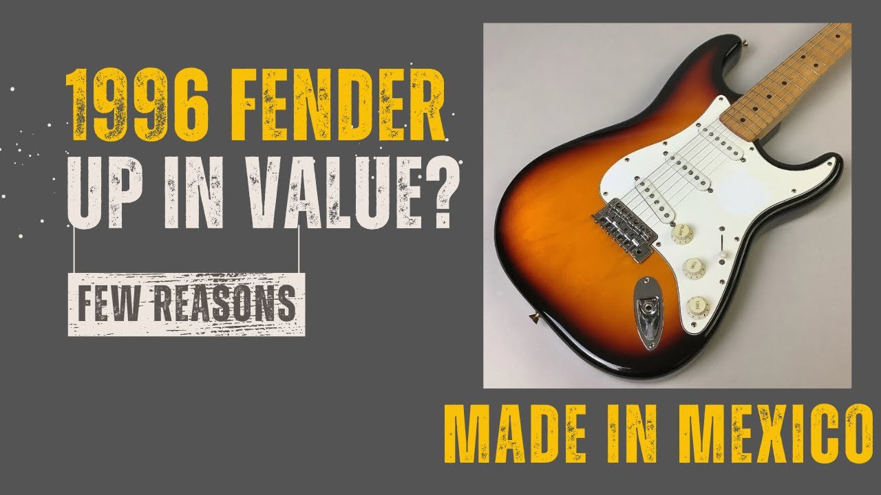 1996 Made In Mexico Stratocaster - Up In Value? - YouTube