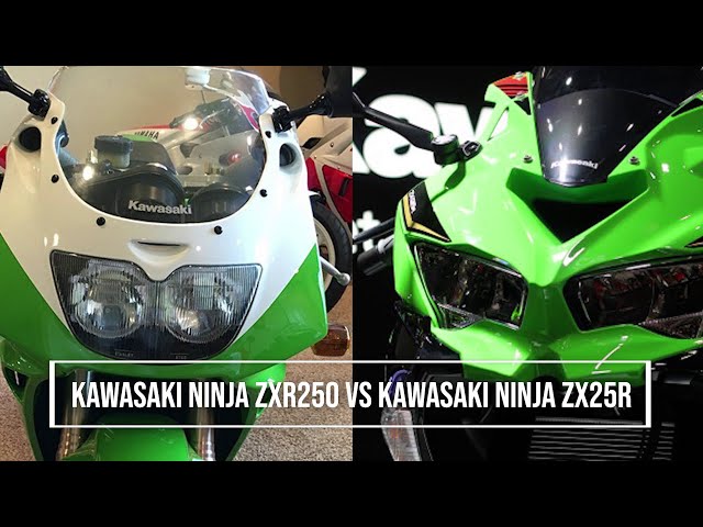 TOP SPEED KAWASAKI NINJA ZXR250 1997 VS KAWASAKI NINJA ZX25R 2020