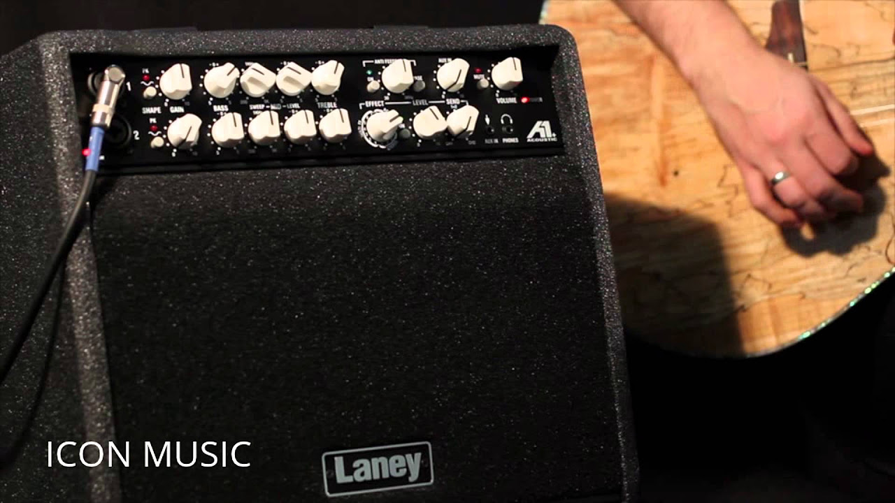LANEY A1+ Acoustic Amp at ICON MUSIC - YouTube