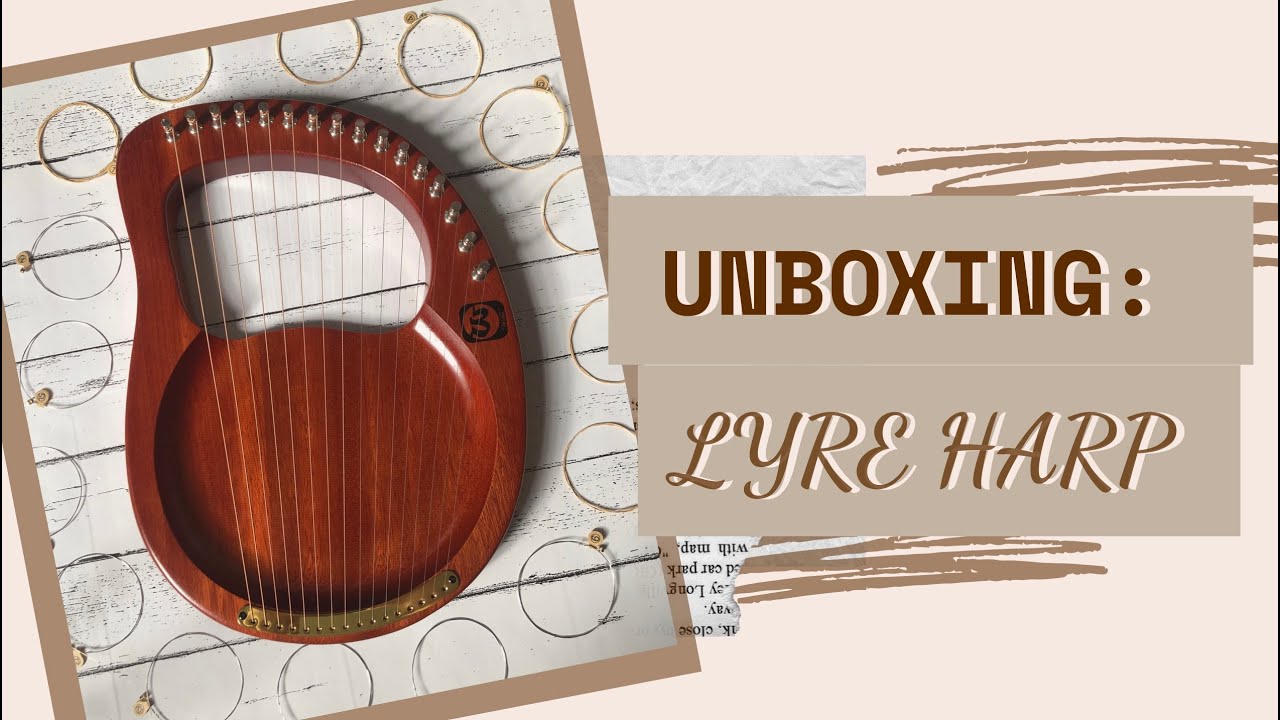 WALTER.T (16 STRING) LYRE HARP | UNBOXING AND SOUNDTEST (STILL