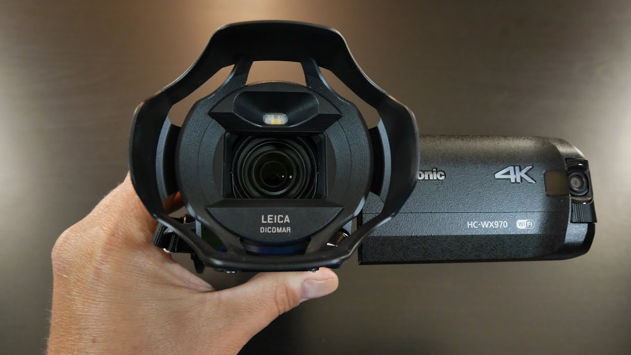 Panasonic HC-WX970 4K Ultra HD Camcorder with Built-in Twin Video