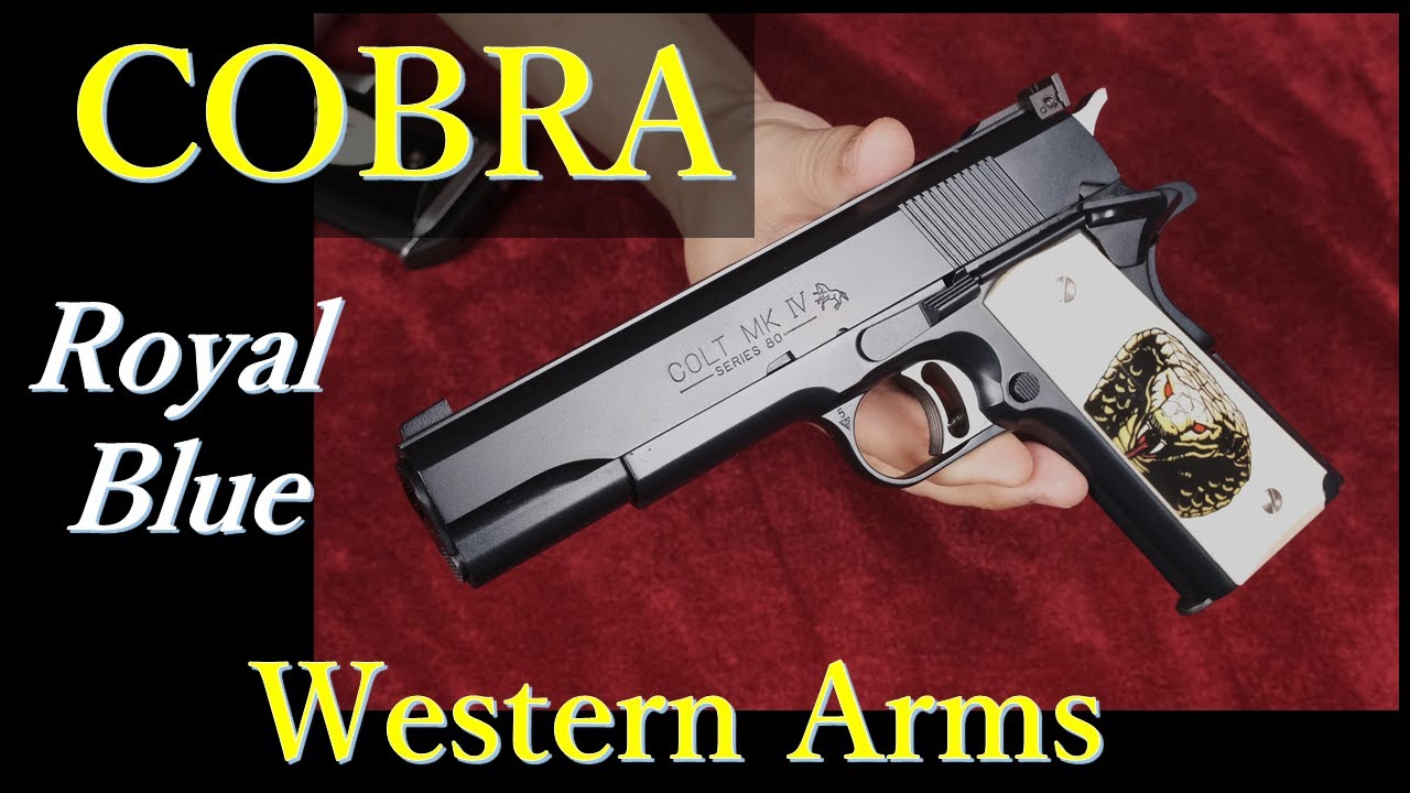 コブラ 1911 ロイヤルブルー / ウェスタンアームズ & エクスペンダブ