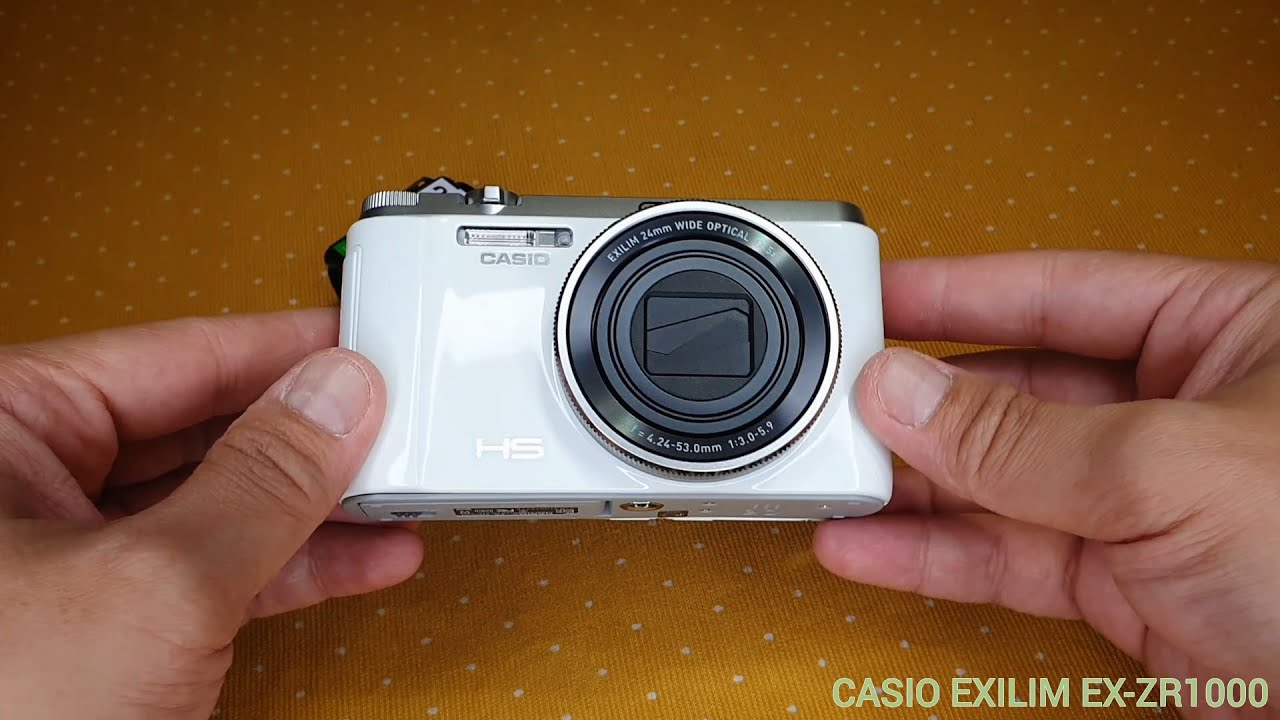 CASIO EXILIM EX-ZR1000 - YouTube