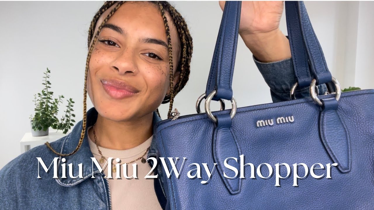 Miu Miu 2Way Shopper Review - YouTube