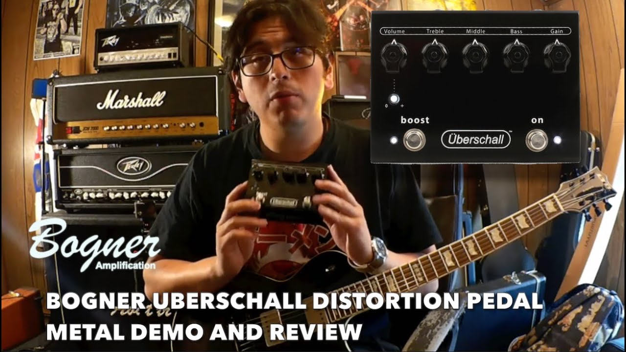 Bogner Uberschall Distortion Pedal - Metal Demo and review - YouTube