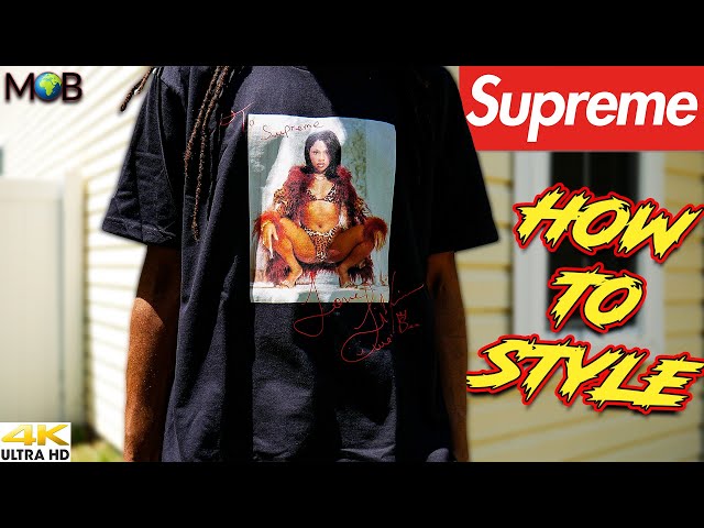 HOW TO STYLE - Lil Kim X Supreme Photo Tee - YouTube