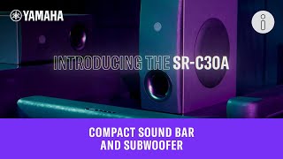 SR-C30A Compact Sound Bar with Wireless Subwoofer - Yamaha USA