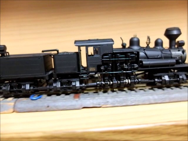 HOゲージ 80トン3トラック シェイ式蒸気機関車(バックマン) HOゲージ 80