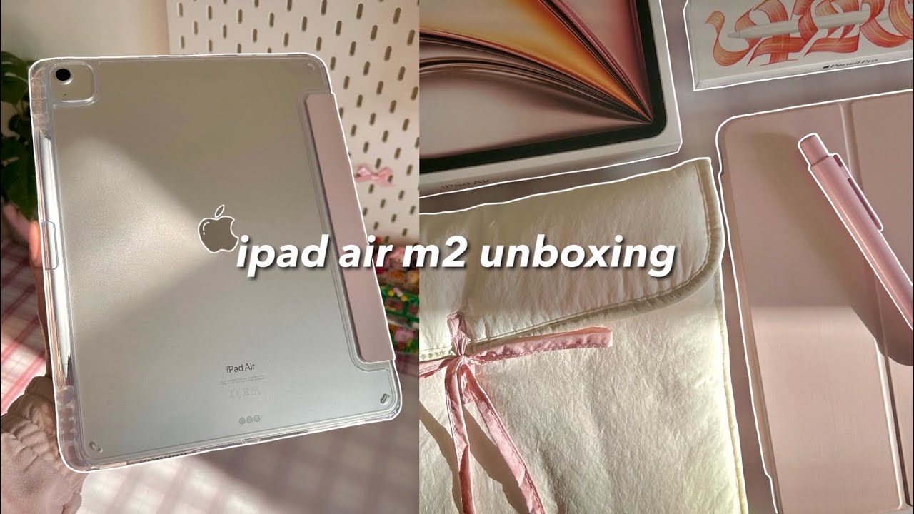 m2 ipad air 13” (starlight) unboxing 🌟 | apple pencil pro +
