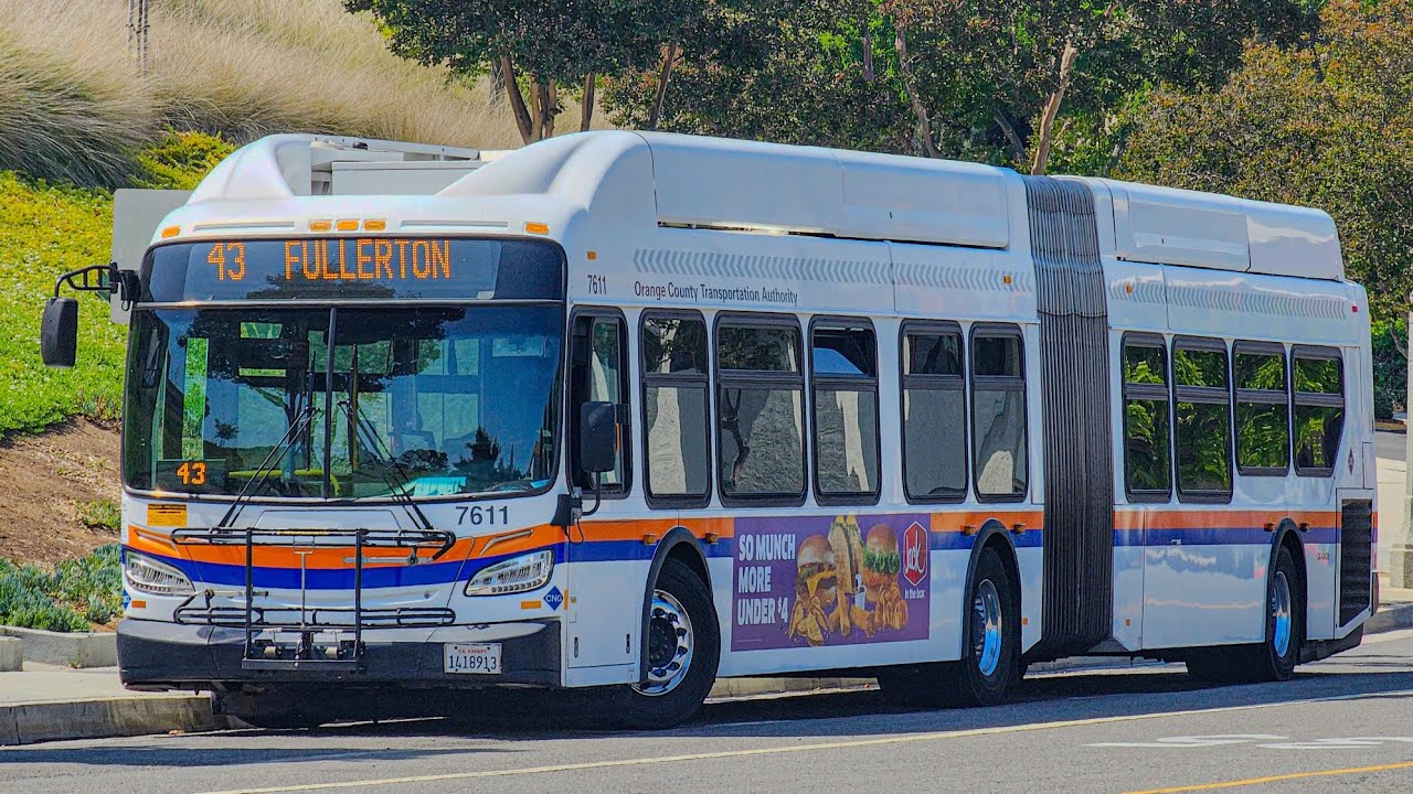 OCTA 2013 New Flyer XN60 #7611 - YouTube