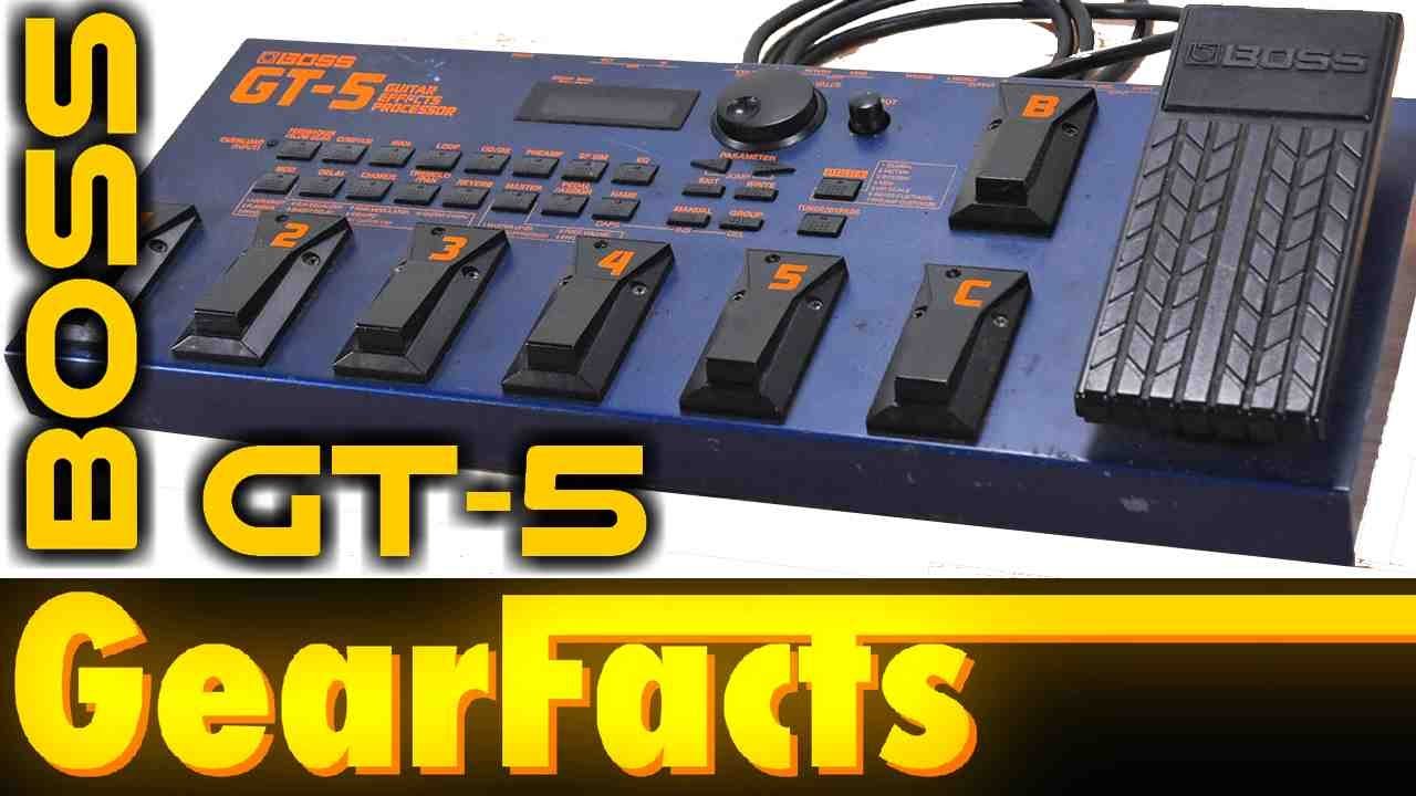 Boss GT-5 revisited: Legendary multi effects with amazing creative