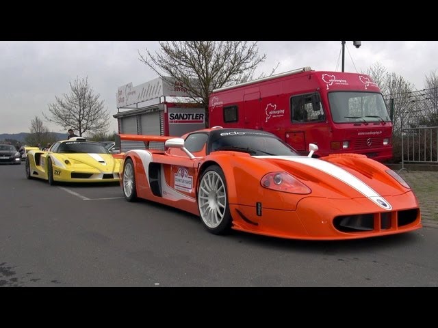 Maserati MC12 Corsa & Ferrari Enzo ZXX by Edo Competition! INSANE