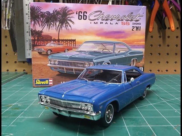 1966 Chevy Impala SS 396 2n1 1/25 Scale Model Kit Build Review
