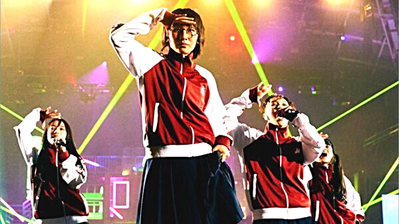 新しい学校のリーダーズ 新しい学校の運動着 上下ジャージ 赤 新しい