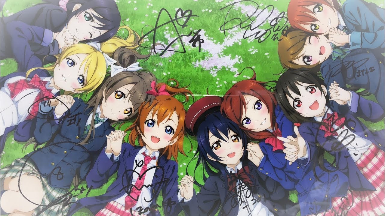 激レア・限定品！ 『ラブライブ！ μ's 直筆サイン入り 複製原画』 送料