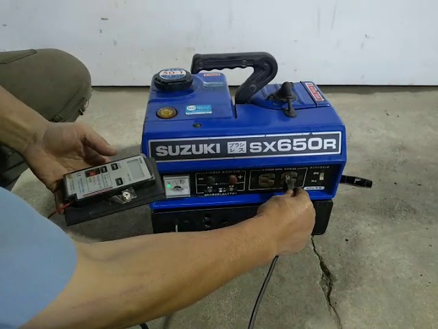 スズキ 発電機 SX650R - YouTube