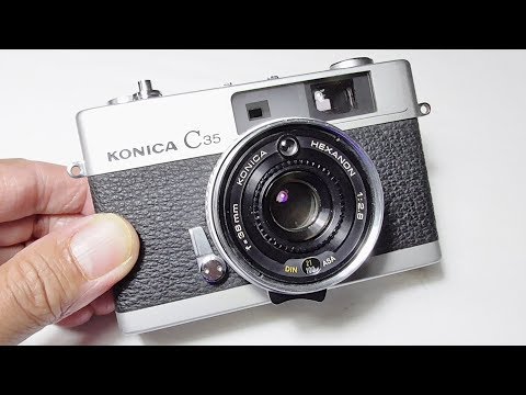 コニカ初代C35の使い方 How to use KONICA C35 the first 1970s