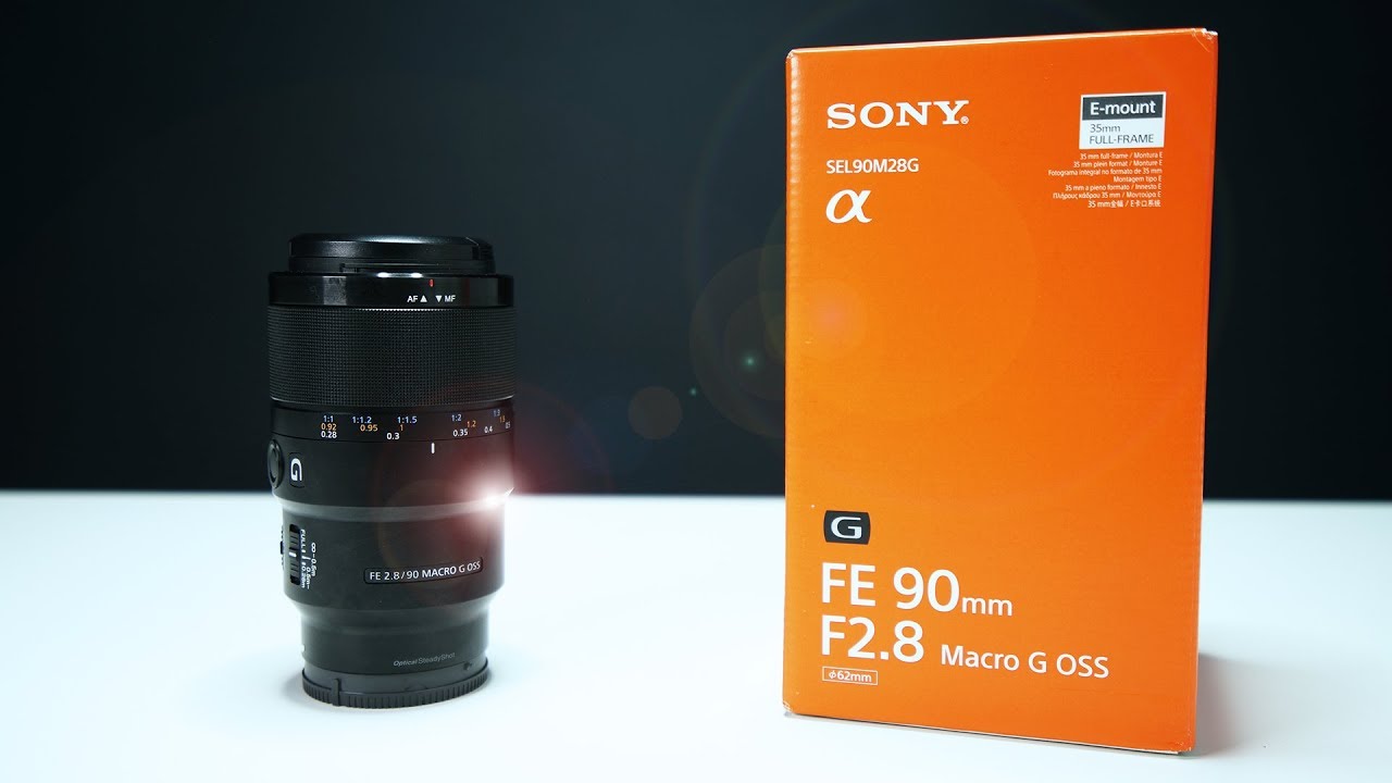 SONY 90mm f2.8 OSS G Macro Lens UNBOXING | What's in the box